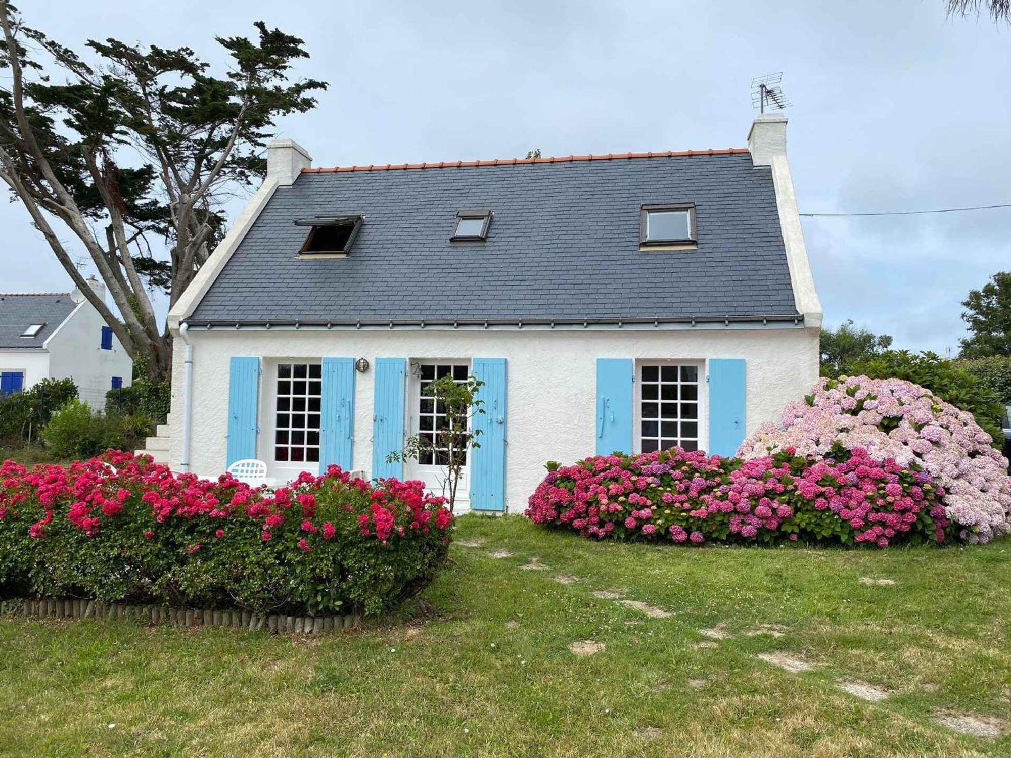 Maison Confortable Pres De La Mer Et Du Bourg, Calme Et Authenticite A Sauzon. - Fr-1-418-153 Exteriör bild